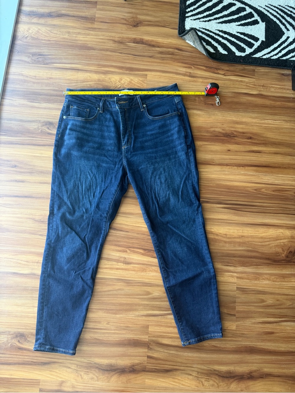 LOFT Made & Loved WoMen's Dark Blue Slim Straight Jeans
